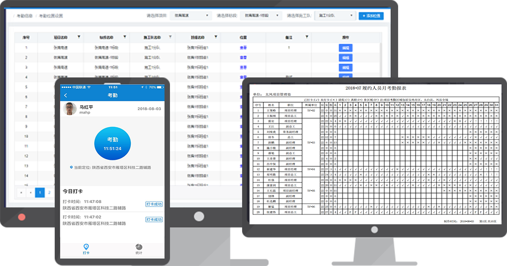 智慧工地农民工考勤系统和农民工实名制管理软件